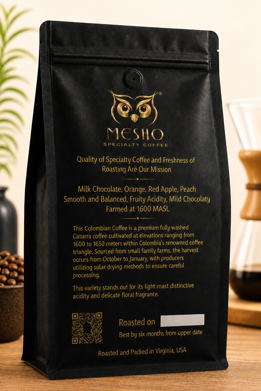 Premium Light Roast Coffee (Colombia Sky)