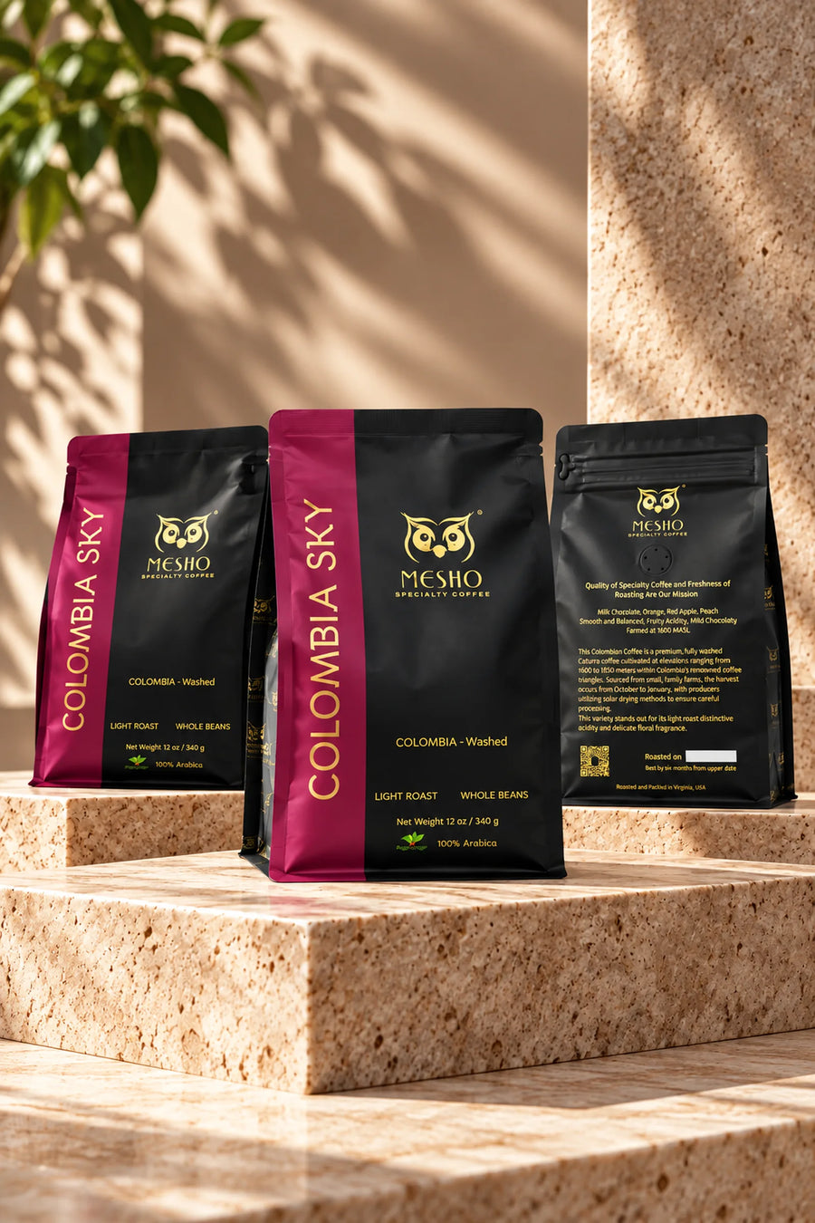 Premium Light Roast Coffee (Colombia Sky)