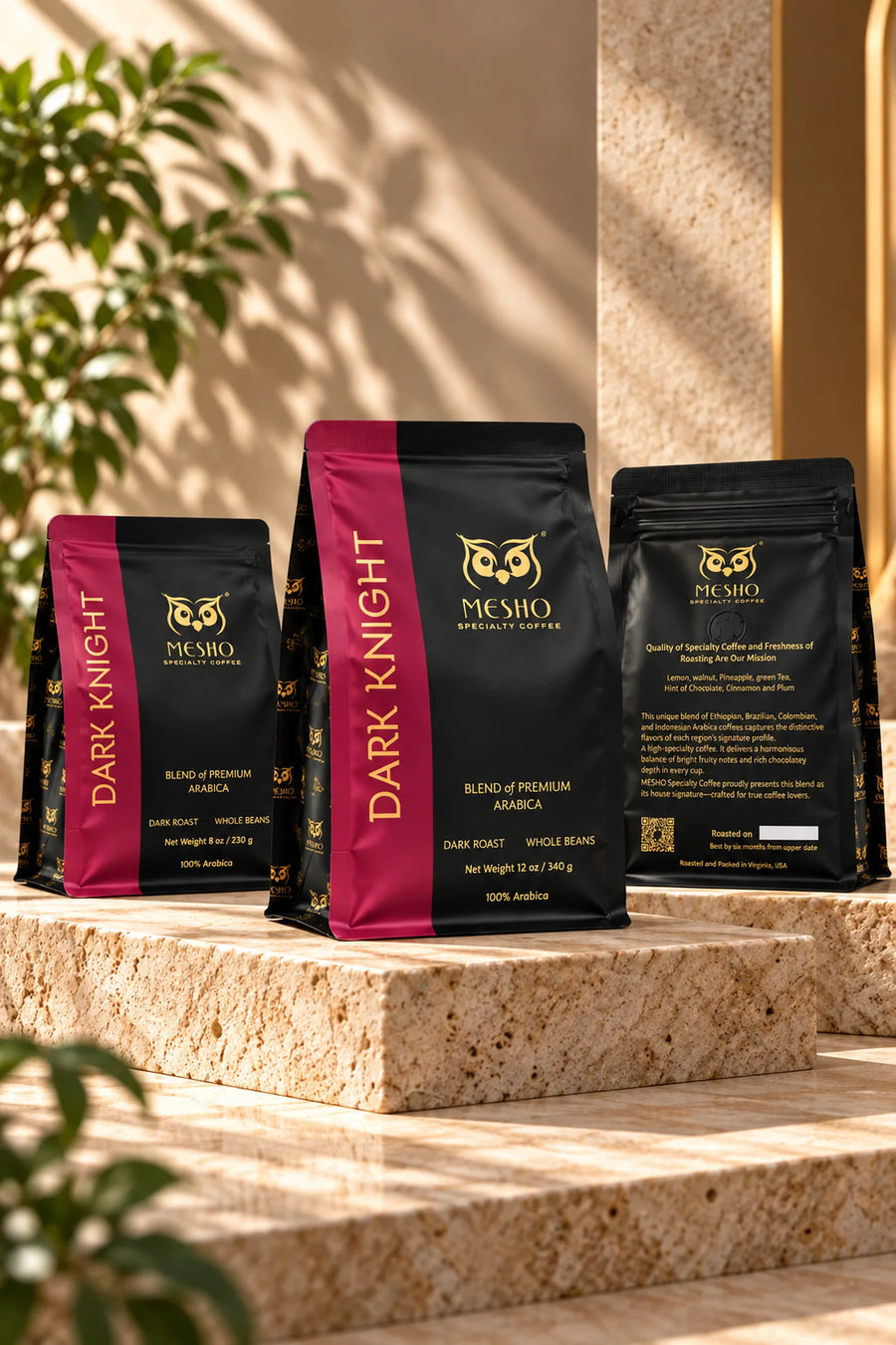 Specialty Arabica Dark Roast Coffee (Dark Knight)