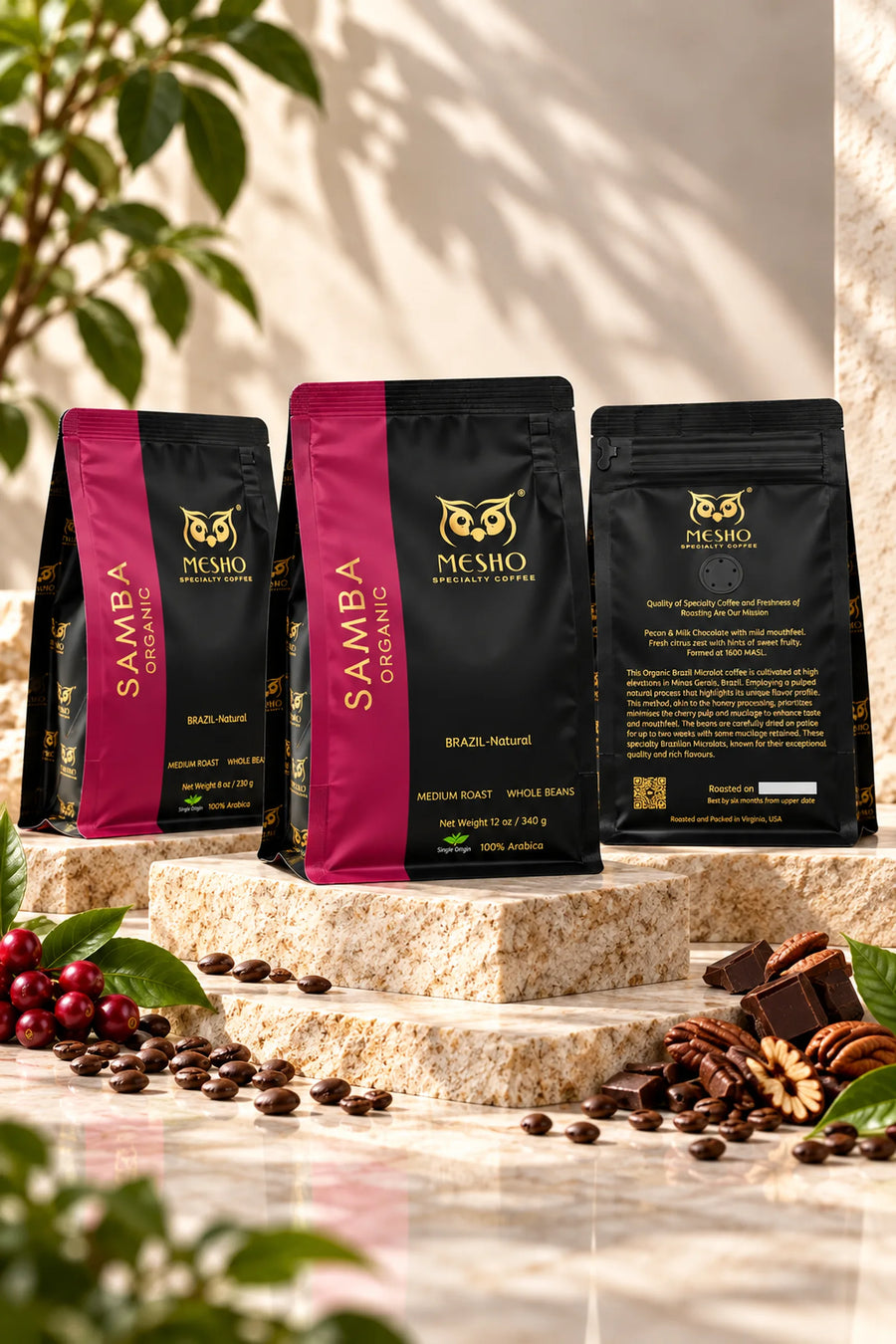 SAMBA Organic Honey Process Coffee